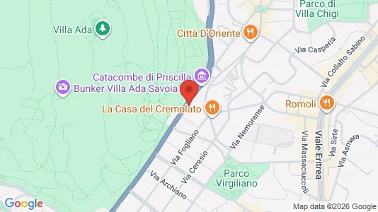 Rooms for rent i Roma Municipio II – Parioli/Nomentano - kort over placeringen
