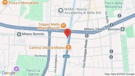 Rooms for rent i Milano Zona 6 - Barona, Lorenteggio - kort over placeringen