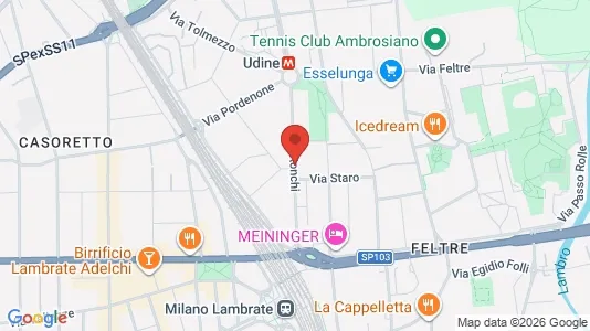 Rooms for rent i Milano Zona 3 - Porta Venezia, Città Studi, Lambrate - kort over placeringen