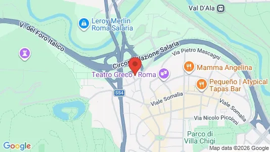 Rooms for rent i Roma Municipio II – Parioli/Nomentano - kort over placeringen