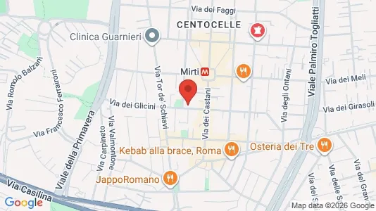 Rooms for rent i Roma Municipio V – Prenestino/Centocelle - kort over placeringen