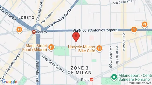 Rooms for rent i Milano Zona 3 - Porta Venezia, Città Studi, Lambrate - kort over placeringen