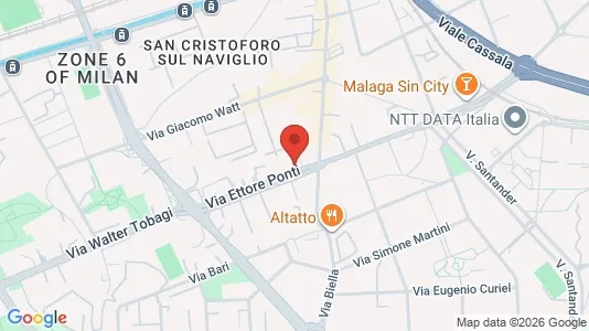 Rooms for rent i Milano Zona 6 - Barona, Lorenteggio - kort over placeringen