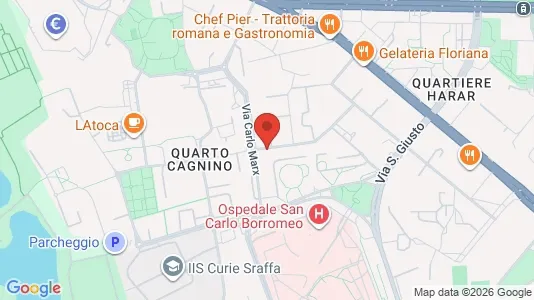 Rooms for rent i Milano Zona 7 - Baggio, De Angeli, San Siro - kort over placeringen