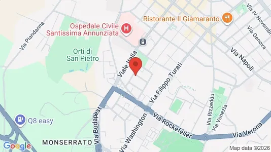 Rooms for rent i Sassari - kort over placeringen