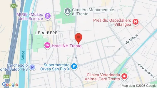 Rooms for rent in Trento - Photo from Google Street View