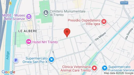 Rooms for rent in Trento - Photo from Google Street View