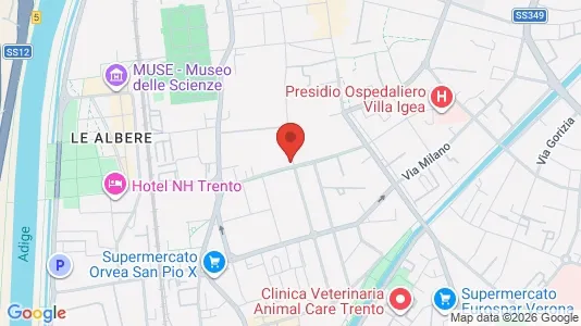 Rooms for rent in Trento - Photo from Google Street View