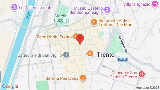 Rooms for rent in Trento - Photo from Google Street View