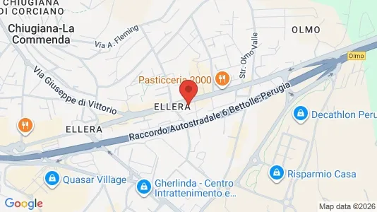 Rooms for rent i Corciano - kort over placeringen