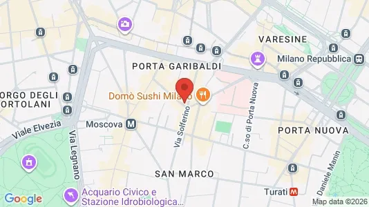 Apartments for rent i Milano Zona 1 - Centro storico - kort over placeringen
