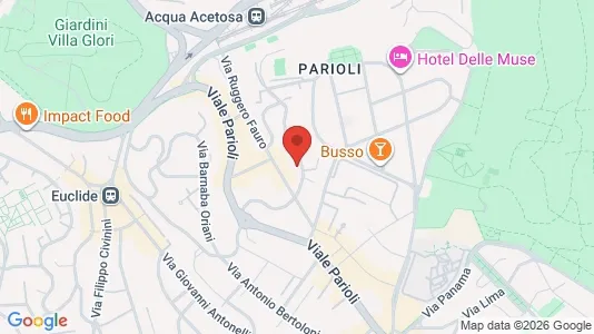 Rooms for rent i Roma Municipio II – Parioli/Nomentano - kort over placeringen