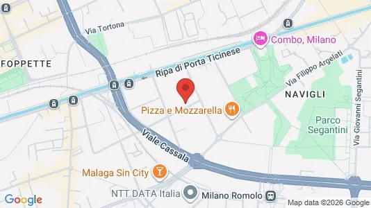 Rooms for rent i Milano Zona 6 - Barona, Lorenteggio - kort over placeringen