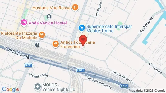 Apartments for rent i Venice - kort over placeringen