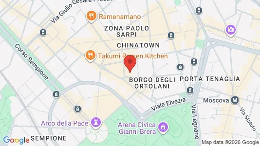 Apartments for rent i Milano Zona 1 - Centro storico - kort over placeringen