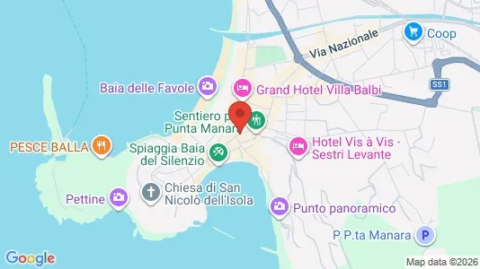 Apartments for rent i Casarza Ligure - kort over placeringen
