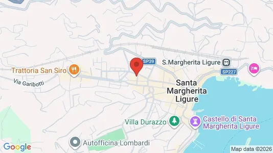 Apartments for rent i Santa Margherita Ligure - kort over placeringen