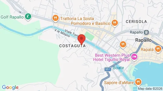 Apartments for rent i Rapallo - kort over placeringen