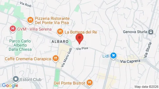 Apartments for rent i Genoa - kort over placeringen