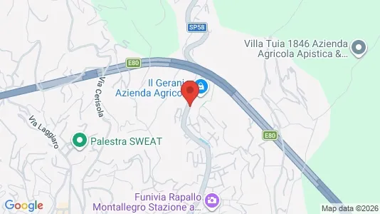 Apartments for rent i Rapallo - kort over placeringen