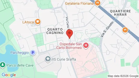 Rooms for rent i Milano Zona 7 - Baggio, De Angeli, San Siro - kort over placeringen