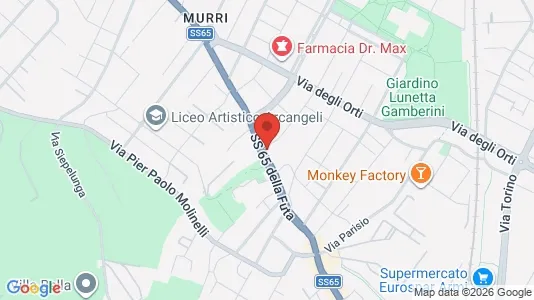 Apartments for rent i Bologna - kort over placeringen