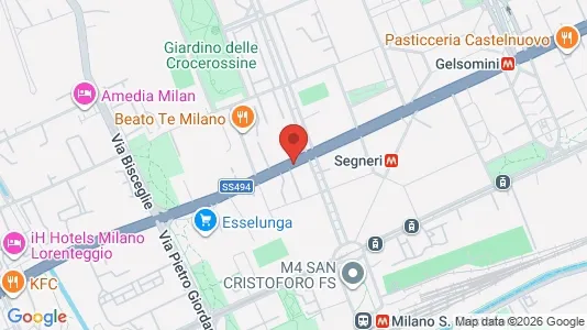 Rooms for rent i Milano Zona 6 - Barona, Lorenteggio - kort over placeringen