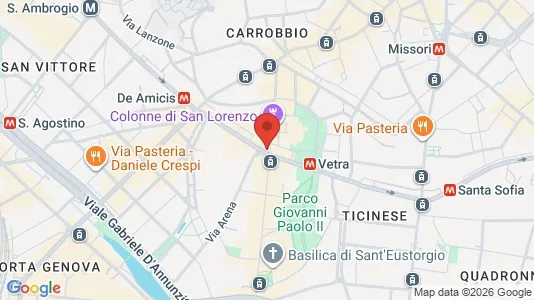 Apartments for rent i Milano Zona 1 - Centro storico - kort over placeringen