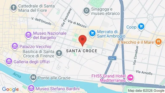 Apartments for rent i Florence - kort over placeringen