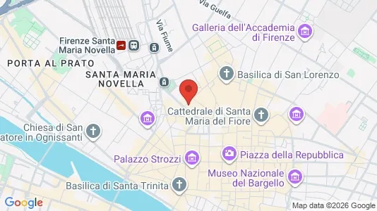 Apartments for rent i Florence - kort over placeringen