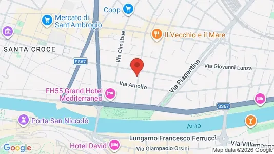 Apartments for rent i Florence - kort over placeringen