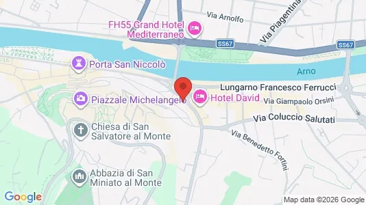 Apartments for rent i Florence - kort over placeringen