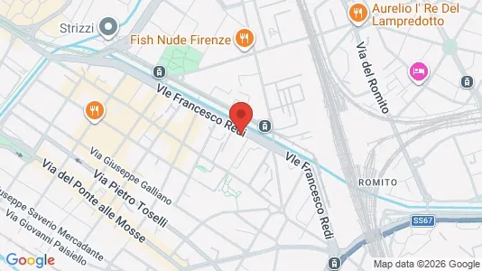 Rooms for rent i Florence - kort over placeringen