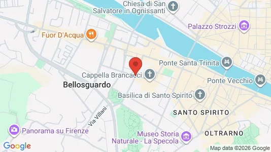 Apartments for rent i Florence - kort over placeringen