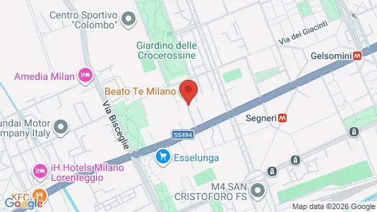 Rooms for rent i Milano Zona 6 - Barona, Lorenteggio - kort over placeringen
