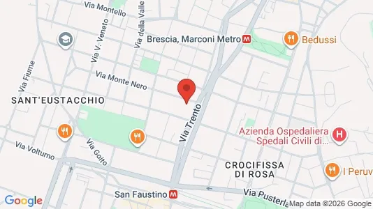 Rooms for rent i Brescia - kort over placeringen