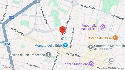 Rooms for rent in Bologna - Photo from Google Street View