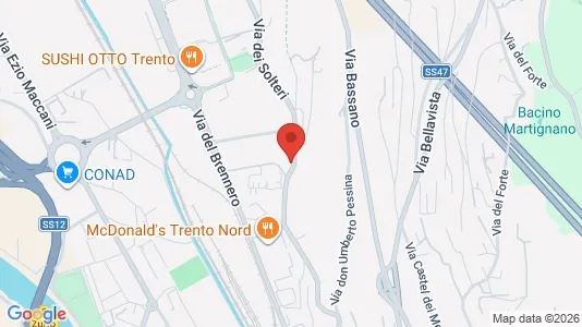 Rooms for rent in Trento - Photo from Google Street View