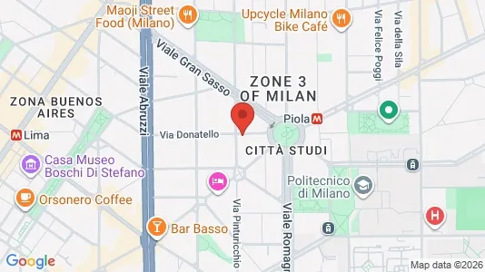 Apartments for rent in Milano Zona 3 - Porta Venezia, Città Studi, Lambrate - Photo from Google Street View