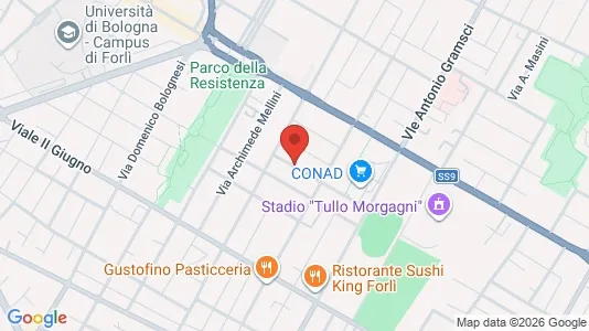 Rooms for rent in Forlì - Photo from Google Street View