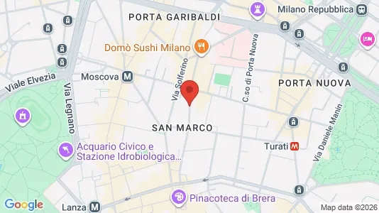 Apartments for rent i Milano Zona 1 - Centro storico - kort over placeringen