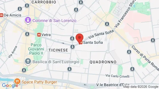Apartments for rent i Milano Zona 1 - Centro storico - kort over placeringen