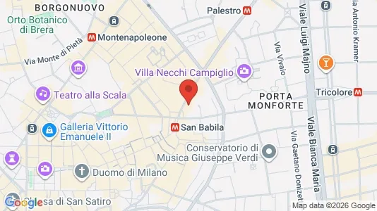 Apartments for rent i Milano Zona 1 - Centro storico - kort over placeringen