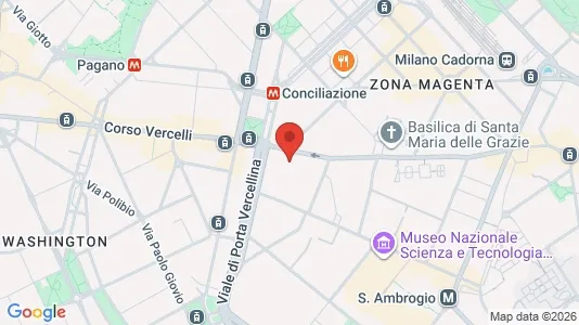 Apartments for rent i Milano Zona 1 - Centro storico - kort over placeringen