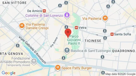 Apartments for rent i Milano Zona 1 - Centro storico - kort over placeringen