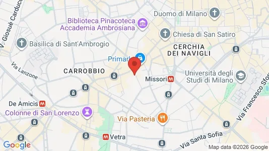 Apartments for rent i Milano Zona 1 - Centro storico - kort over placeringen