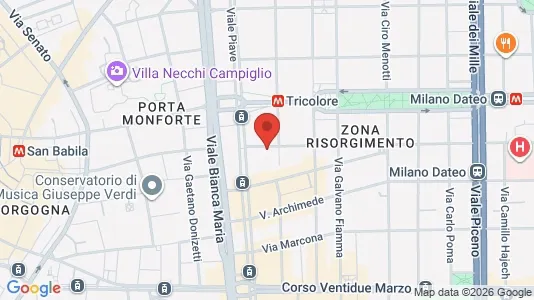 Apartments for rent i Milano Zona 1 - Centro storico - kort over placeringen