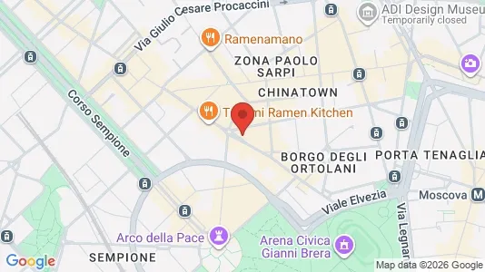 Apartments for rent i Milano Zona 1 - Centro storico - kort over placeringen