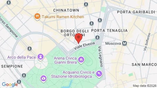 Apartments for rent i Milano Zona 1 - Centro storico - kort over placeringen