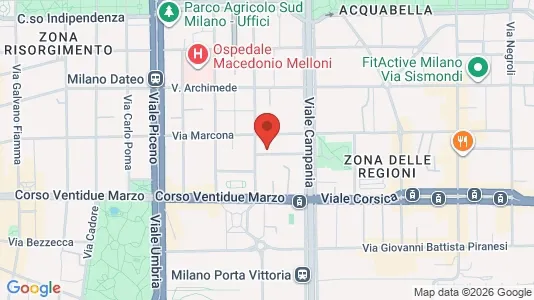 Apartments for rent i Milano Zona 1 - Centro storico - kort over placeringen